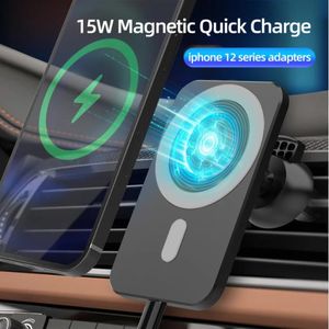Magnetic Wireless Car holder Charger Mounts for iPhone 12 Pro Max mini Magsafe Fast Charging Phone