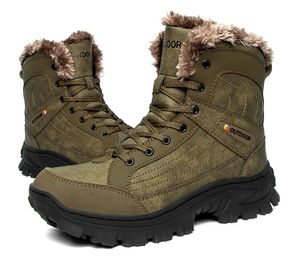 Unisex Snow Boots Warm Plush Men's Waterproof Non-slip Winter Boot Outdoor Hiking Work Shoes Men luxurys Sneakers