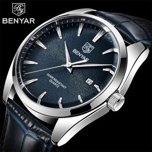 BENYAR Design Top Brand Luxury Men's Quartz Watch Men Sports Waterproof Watch Japan Miyata Luminous Watch Reloj Hombre 210804