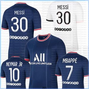 30 Messi Mbape Soccer Jersey PSG Paryż Saint Germain Koszula piłkarska Hakimi Sergio Ramos Wijnaldum Marquinhos Men Kits Zestawy