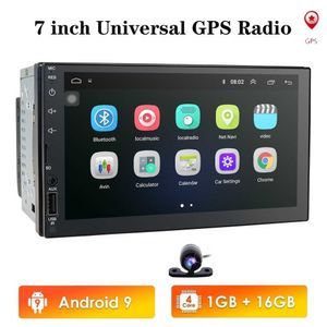 2 DIN Android 9.0 Автомобиль Мультимедийный плеер Autoradio Video Stereo Audio для Universal 7-дюймовый сенсорный экран USB DVR AHD Camera SWC DAB