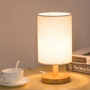 Einfache moderne Tischlampe Schlafzimmer Arbeitszimmer Nachttischlampe Massivholz kreative Geburtstagsgeschenk Nachtlicht Dekoration EU/US/UK-Stecker