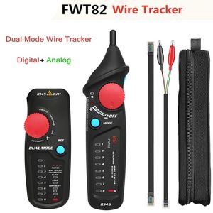 FreeShipping FWT81 Cable Tracker RJ45 RJ11 Telefono Wire Network LAN TV Electric Line Finder Tester