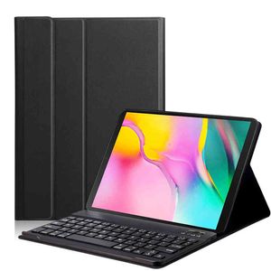 Samsung Galaxy Tab a7 10,4-calowa tabletka, wyjmowana bezprzewodowa klawiatura z funkcją pomocy technicznej ze skóry syntetycznej, 1 sztuka.