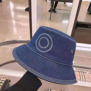 Bucket Hats luxurys синяя плоская крышка для женщин пары унисекс desermers складное солнце улица рыбак открытый путешествие женщина широкий breim весна лето хорошо красиво