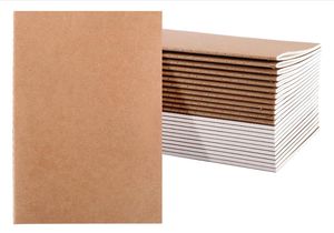 Kraft Paper Blocos Notepads Notebooks Assunto Notebook 68 Pages A5 Size Triagem Journal Set para Viajantes