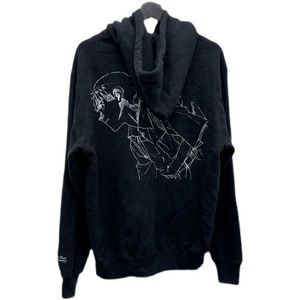 Mäns Hoodies Fla Undercover Style Co Branded Eva Sekundär Animation Anchor Shinji Gospel Warrior Hoodie UC168