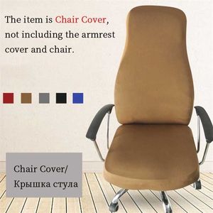 Stretch Office Chair Cover Spandex Seat Do Computer Case Slipcover Elastyczny Ramię 211116