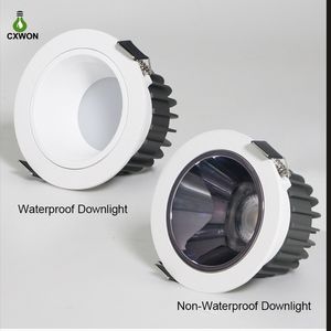 7W 12W 15W 18W 24W 36W LED COB Downlight 110V 220V Waterproof Hotel Household Embedded Recessed Ceiling Lamps