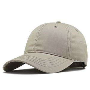 Large Size Baseball Caps for Adult Lady Good Quality Soft Cotton Sun Hat Big Head Men Plus Size Snapback Cap 56-60cm 60-68cm Q0911