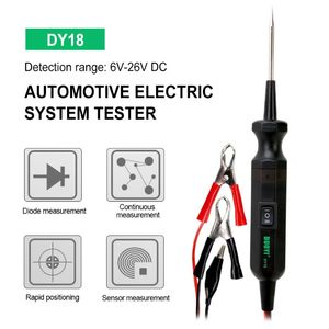 Diagnostiska verktyg CAR Electric Circuit Tester 6-24V DC Kort Öppen Finder spänning Power Sond Automotive Elektriskt system