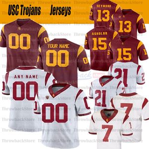 Пользовательские USC Trojans # 6 Cody Kessler # 7 TJ McDonald # 9 Marqise Lee # 55 Джьи Вилли Макгинст