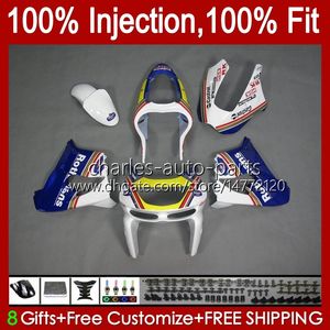 Injection mold Fairings For KAWASAKI NINJA ZX9 R ZX 9R 9 R 900 CC 98-99 Bodywork Kit 17No.34 ZX900 ZX9R 98 99 00 01 ZX-900 900CC ZX-9R 1998 1999 2000 2001 OEM Body Rothmans Blue