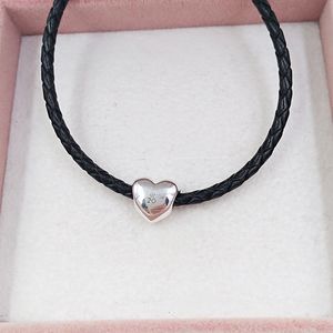 Silver jewelry making supplies pandora Limited Edition Anniversary Heart charms DIY hair tie bond touch bracelet for women men couples chain beads necklaces 790137