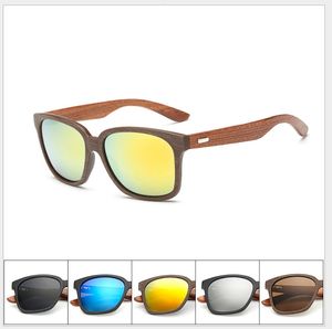 Occhiali da sole in legno di marca uomini donne Uv400 occhiali da sole occhiali originali occhiali da sole maschio da sole