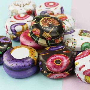 12 sztuk Mini Elegancki Flower Tin Box DIY Świeca Jar Balm Okrągły Pusty Szminka Case