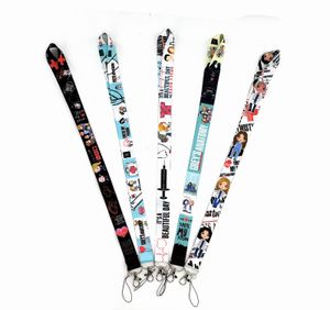 Handy-Gräbchen Charms 20pcs Cartoon Grey's Anatomie Krankenschwester Hals Lanyard Mobile Schlüsselanhänger ID Inhaber Abzeichen Ketten Großhandel Neue