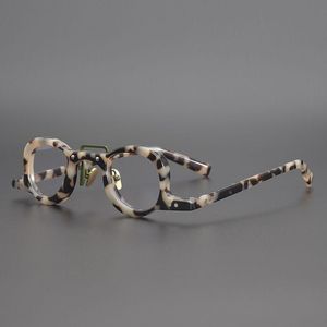 Модные солнцезащитные очки рамки японские персонализированные издания ацетатные очки рамы мужчин квадратные очки женщины четкие объективы высококачественные предприниматели