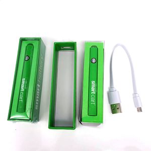 Smart Battery Préchauffez le stylo de Vape avec le chargeur USB Kit de démarreur Voltage variable Thread mAh Batteries pour des cartouches d huile jetables Vaporisateur