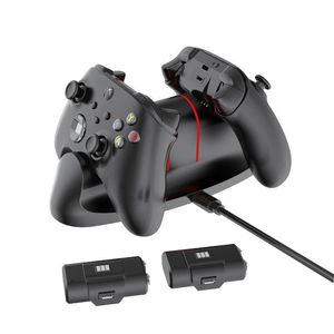 Spelcontrollers Joysticks Acekool Charger Base Laadstation voor Xbox One Series S X Handle Elite Battery Set Gamepad R12
