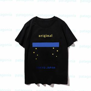 Ünlü Erkek Yüksek Kalite T Gömlek Adam Mektup Baskı Yuvarlak Boyun Kısa Kollu Siyah Beyaz Moda Erkek Kadın Rahat Tees Boyutu S-2XL