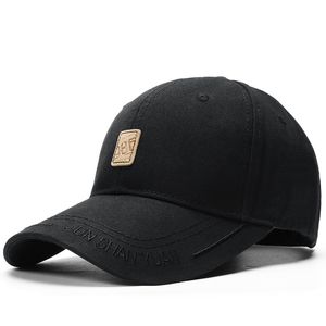 8 см Расширенные Brim Sunshade Sport Hat Hot Woman Cotton Snapback Cap Big Bone Man Plus Размер бейсбола 56-60см 60-65см