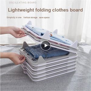 Wholesale sweater folding board for sale - Group buy Hooks Rails PC Clothe Storage Rack Clothes Sweater Folding Board Wardrobe Divider Multi Functional Fast
