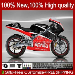 Kit carrozzeria per Aprilia RSV125RR RSV RS 125 R RR 125RR 99-05 36No.0 RS-125 RS4 RSV125 RS125 99 00 01 02 03 04 05 RSV-125 1999 2000 2001 2002 2003 2004 2005 Carenatura Factory Red