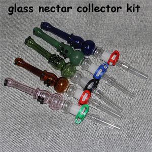 Mini Nectar Collector Kit Hoakahs mm Nector Kolektory Micro NC Zestawy z końcówką kwarcową DABBING Słomiane rig olejek