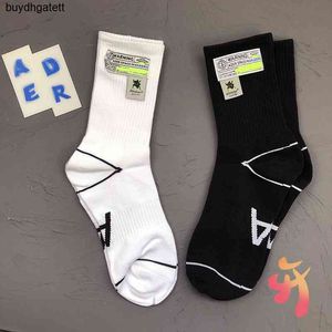 Ader Error Socken Alien Ufo Ribbon Label Baumwolle Sport Hohe Qualität Herren Damen Trendy Adererror Casual Tube7dh3