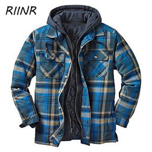 RIINR 코튼 자켓 유럽 및 미국 가을과 겨울 두꺼운 따뜻한 패션 긴팔 느슨한 후드 코튼 재킷 211124