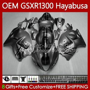 Инъекция для Suzuki GSX R1300 Hayabusa GSXR 1300 CC 14 15 16 17 18 18 19 Body 77NO.298 глянцевый серый GSXR-1300 1300CC 08-19 GSXR1300 08 2008 2009 2010 2011 2012 2013