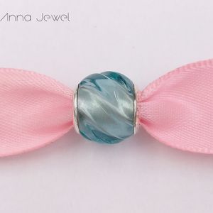 DIY Charm Bransoletki Biżuteria Pandora Murano Spacer Dla Bransoletka Dokonywanie Bransoletka Rippling Szklany Koralik Dla Kobiet Mężczyzn Urodziny Prezenty Wedding Party