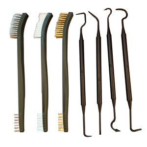 7 Pcs/set Universal Double Ended Nylon Pick & Steel Wire Cleaning Brush Kit Clean Tool Accessories JK2102KD