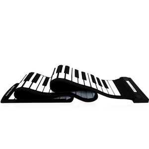 Piano De Rolo venda por atacado-Alta qualidade USB Keys Midi Roll Up Eletrônico Piano Teclado Silicone Flexível Profissional Eletrônico Órgão