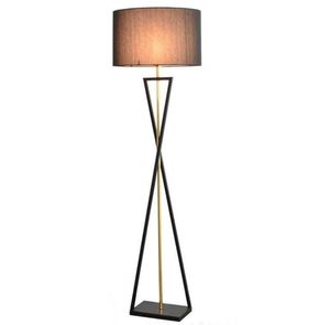 Nórdico moderno lâmpada de piso criativo ferro para sala de estar quarto decoração luz casa noite mesa de pé