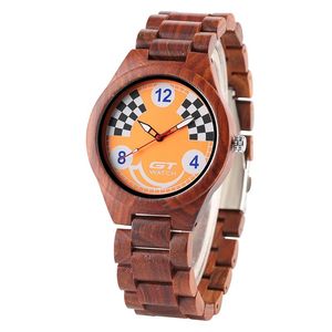 Armbanduhren Herrenuhr Holz Armband Quarz Armreif Uhren Mode Handgemachte Holz Einzigartige Kreative Herrenuhr Armband Verschluss