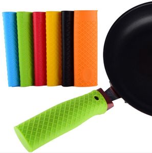 Saucepan Handles Holder Sleeve Slip Cover Grip Cookwares Part Cookware Parts Unique Kitchen Silicone Pot Pan Handle