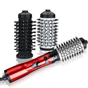 Multifunction Hot Hair Comb Hair Dryer and Volumizer Rotating Roller Brush Salon Styler Straightener Curler
