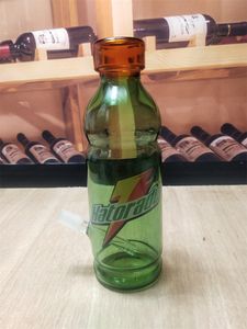 7,8-дюймовый зеленый стеклянный стеклянный бонг Spritech грязные бонги Halorade нефтяные бутылочки бутылки кальян шарнирный бонг пузырь DAB WAPPER труба Hightechglass