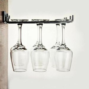 Kitchen Storage & Organization 1pc Wine Glasses Hanger Upside Down Goblets Display Single Home Holde Row Bar Rack Cabinet Stand Cup M8r8