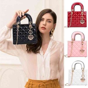 2024 Nya korskroppskvällspåsar Lyxväskor för kvinnor Plaid Jelly Bag Candy Color Flap Mini Designade Ladies Shoulder Chain Tote Messenger Crossbody Handväska