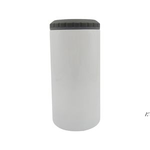 Sublimacja 16oz 4 w 1 Tumbler Blank Can Cooler White Stal nierdzewna Prosto Tubler Morzem JJB14464