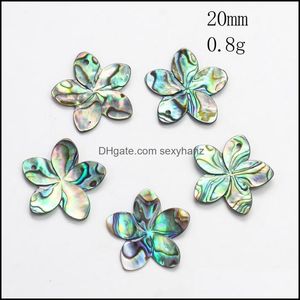 Findings & Components Charms 2Pcs Natural Abalone Shell Cameo Leaf Rhombus Heart Leaves Flower Paua Pendant Diy Jewelry Making Earrings Dang