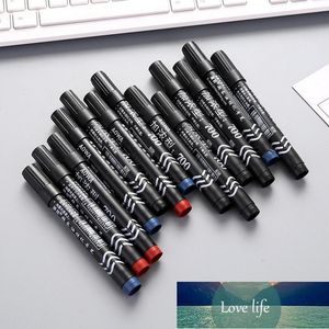 Twin Tip Permanent Marker Pen Fine Point Tip Black/Red/Blue For Markers Waterproof Quick Drying Office Stationery Supplies