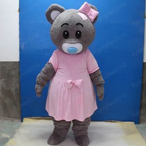 Hallowee Teddy urso mascote traje de alta qualidade cartoon anime tema caráter carnaval adulto unisex vestido de aniversário de Natal festa outdoor outfit