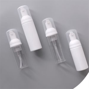 30ml 60ml plastskumpumpflaska 2oz Clear White Soap Dispenser Flaskor Hand Sanitizer Mousses Flytande Skumbehållare DH4850