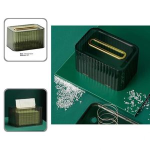 Tissue Boxes & Napkins Anti-slip Fashion Smooth Surface Box Anti-deformed Napkin Transparent For Kitchen