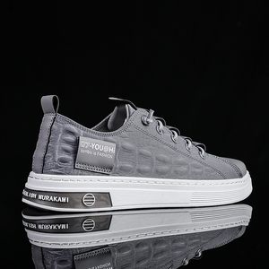 Erkekler Kadınlar Moda Ayakkabı Renk Beyaz Gri Siyah Erkek Spor Eğitmenler Platformu Sneakers Boyutu 39-44 V017