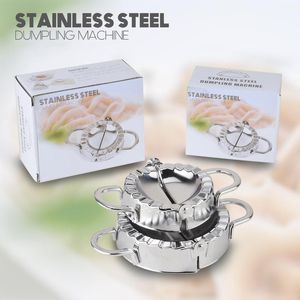 DIY Dumplings Tool Stainless Steel Press Dumpling Machine Jiaozi Maker Device Easy Dumpling Mold Clip Kitchen Gadget Wholesale XVT0303